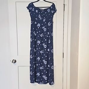 NWT SO Blue Floral Maxi Dress